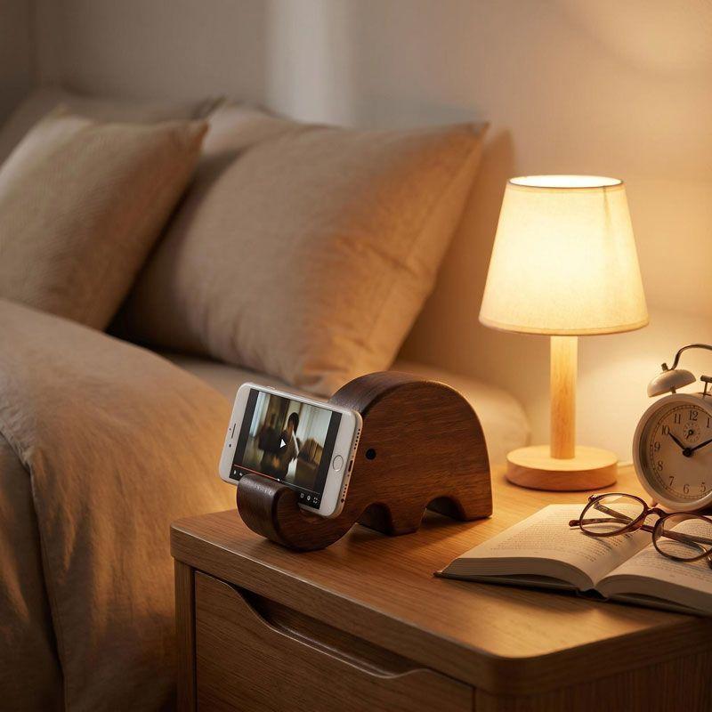 Display Stand Wood - حامل هاتف بسيط ومبتكر من خشب