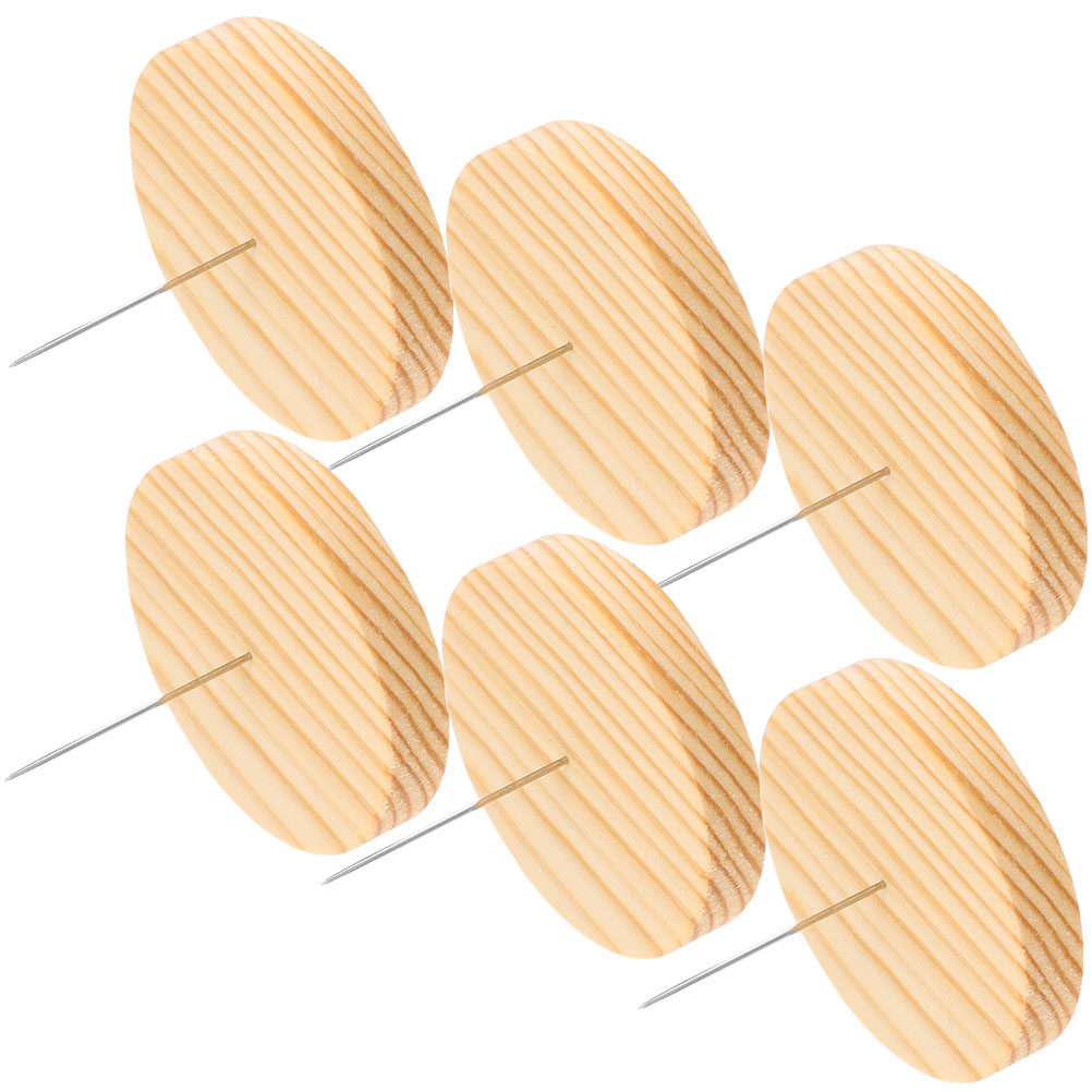 Display Stand Wood - 6 مجموعات من حوامل العرض الخشبية