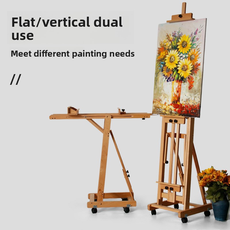 حامل لوحات رسم خشبي عمودي قابل - مراجعة Display Stand Wood وسعره