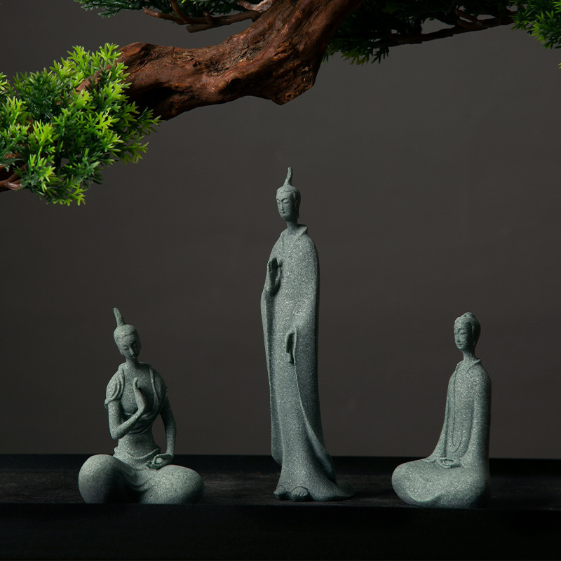 تماثيل الرهبان البوذية الصغيرة - مراجعة Bonsai Garden Zen وسعره