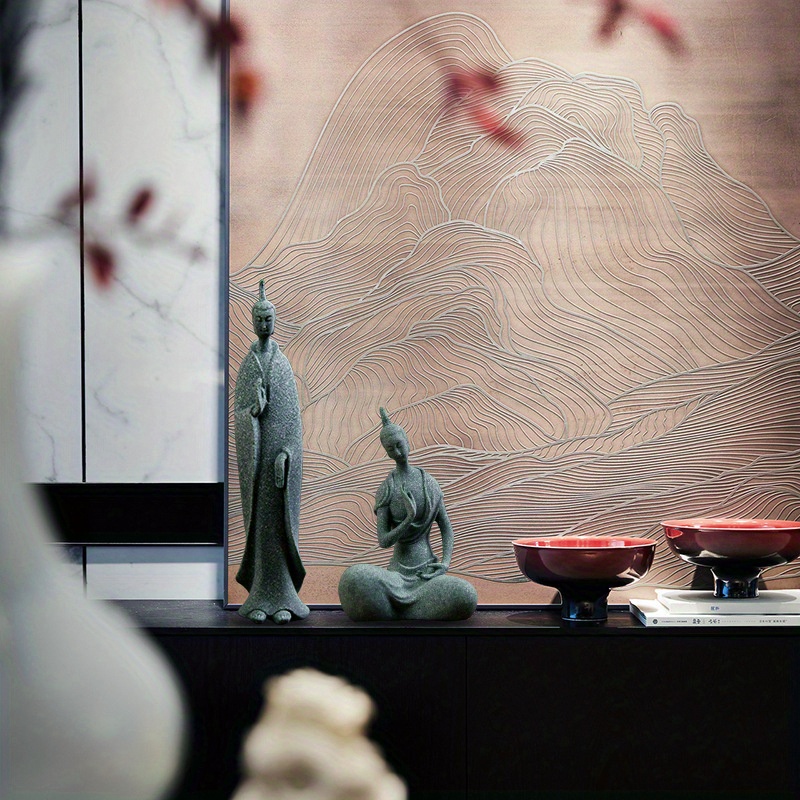 تماثيل الرهبان البوذية الصغيرة - مراجعة Bonsai Garden Zen وسعره