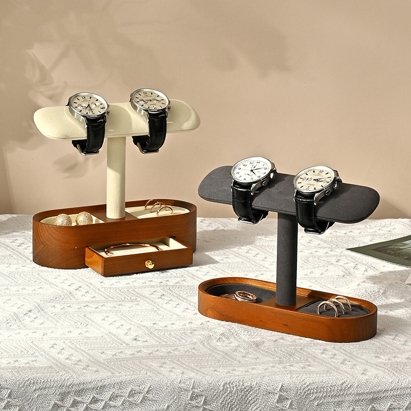 Oirlv خشب متين ساعة منظم الرف  - مراجعة Display Stand Wood وسعره