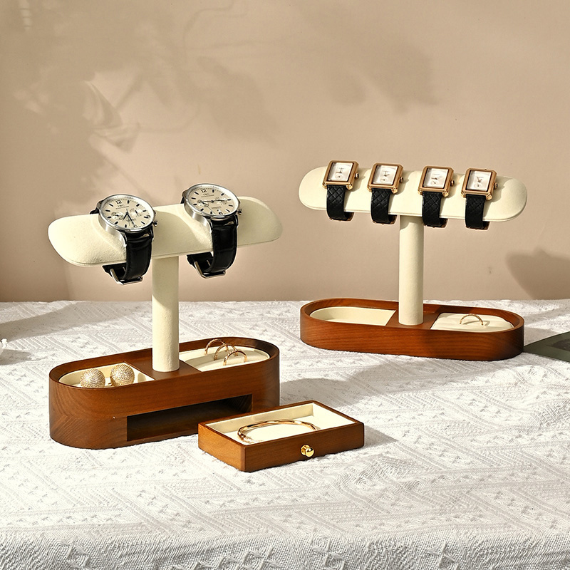 Oirlv خشب متين ساعة منظم الرف  - مراجعة Display Stand Wood وسعره