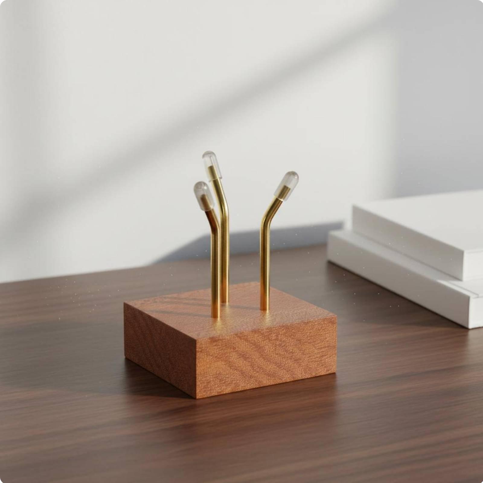 حامل خشبي صلب بقاعدة كريستالية - مراجعة Display Stand Wood وسعره