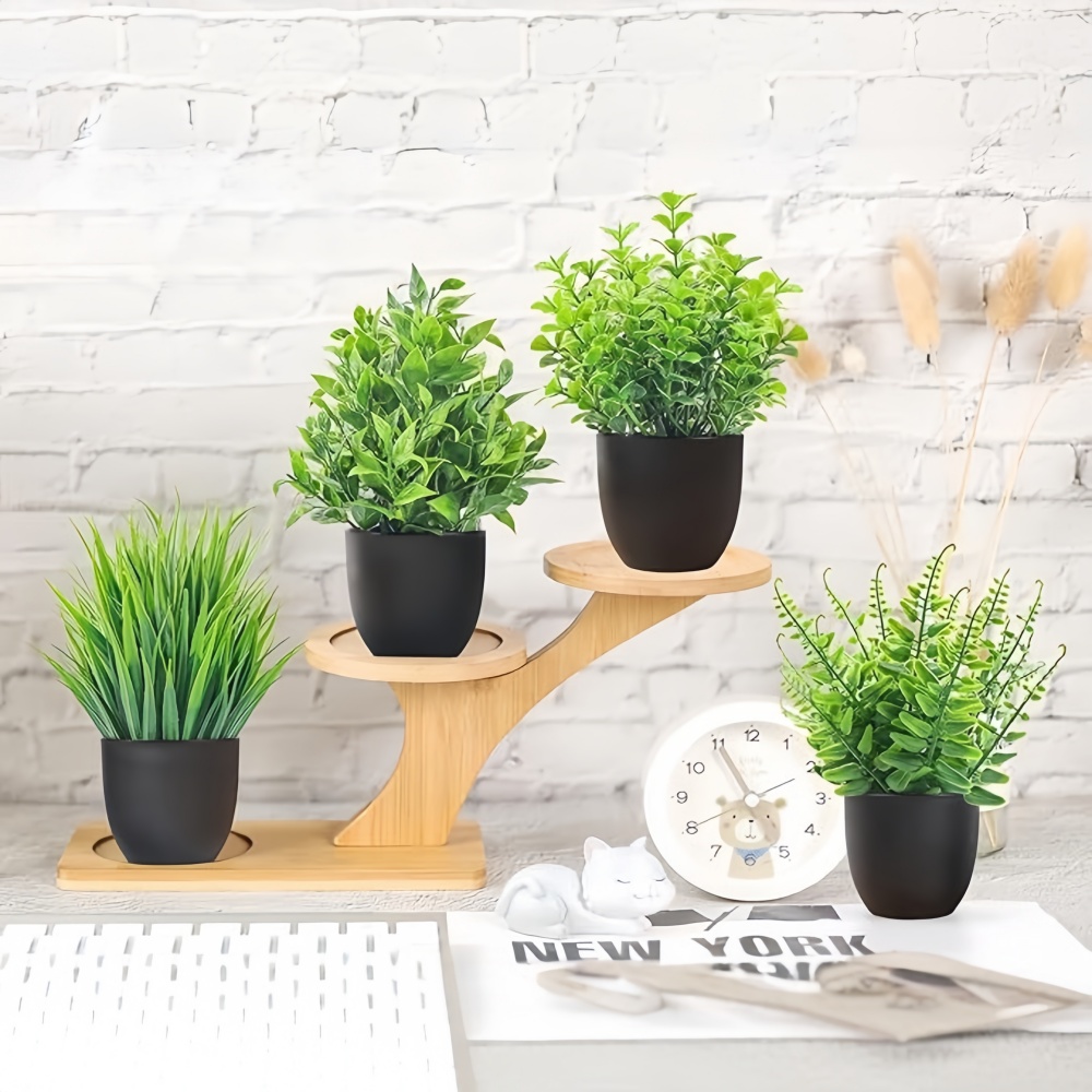 مجموعة من 4 نباتات اصطناعية صغ - مراجعة Bonsai Garden Zen وسعره