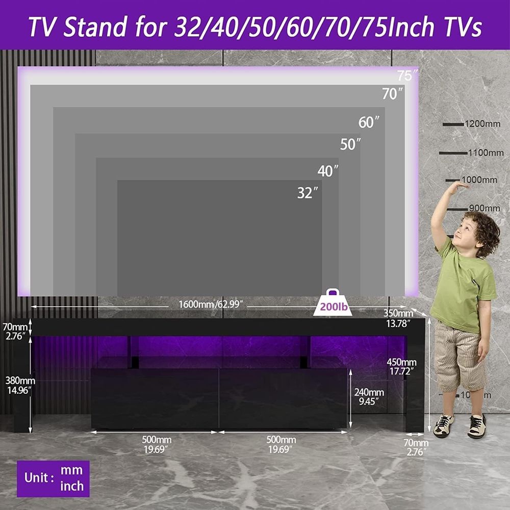 حامل تلفزيون أسود، حامل تلفزيو - مراجعة Display Stand Wood وسعره