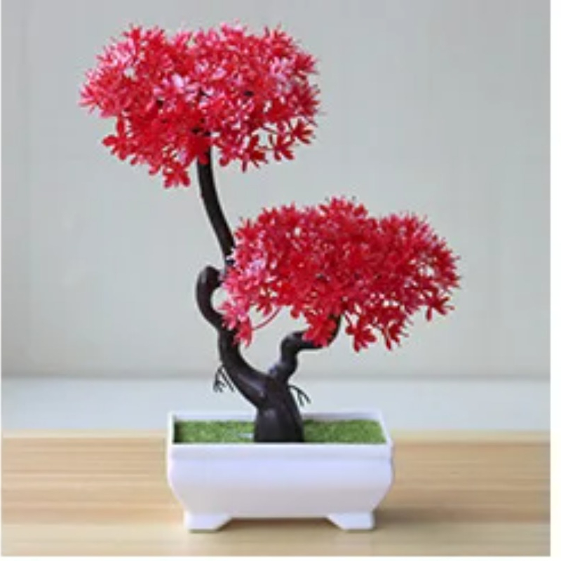 نباتات اصطناعية صغيرة في أصيص، - مراجعة Bonsai Garden Table وسعره