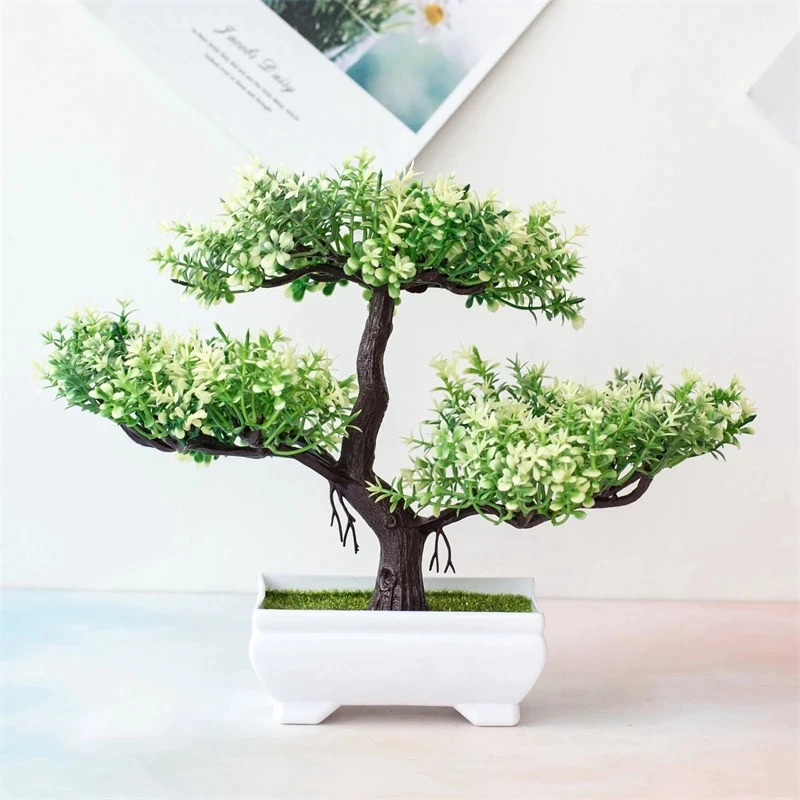 نباتات اصطناعية صغيرة في أواني - مراجعة Bonsai Garden Table وسعره